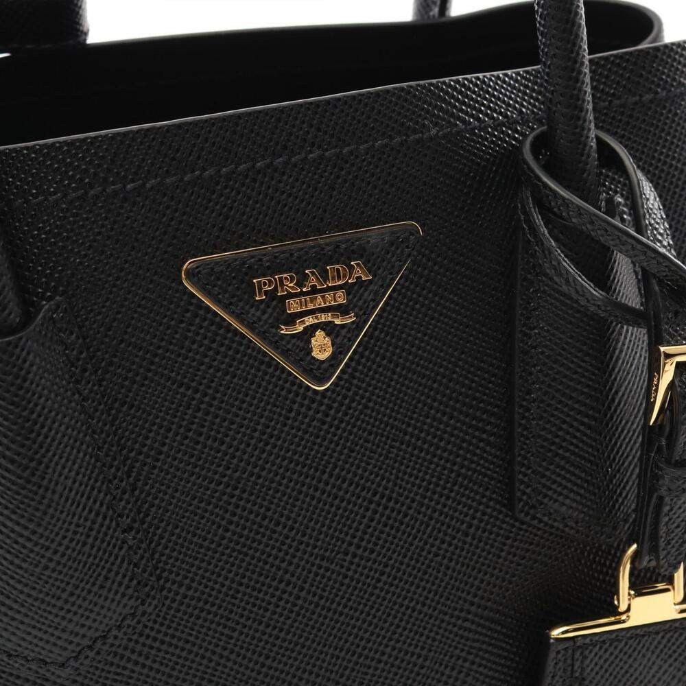 Prada SAFFIANO CUIR Handbag Leather Black - Picture 5 of 5